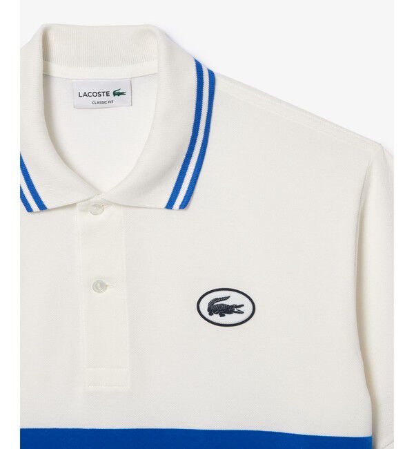 LACOSTE「フロッキープリントL.12.12ポロシャツ」|ポロシャツ|