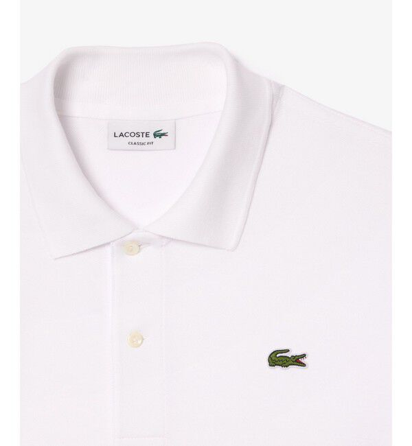 LACOSTE「オーバーサイズネームプリントポロシャツ」|ポロシャツ|