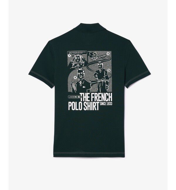 LACOSTE「ルネ・ラコステグラフィックパックプリントポロシャツ」|ポロシャツ|