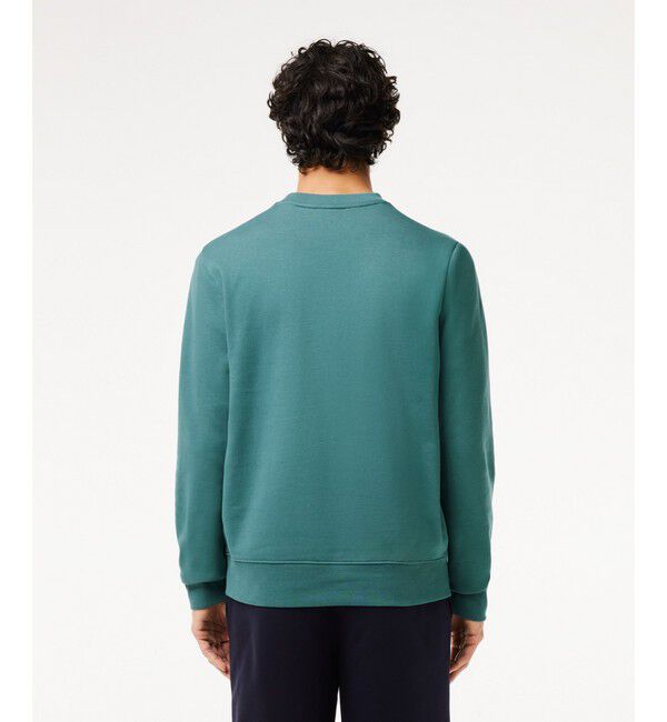 LACOSTE「フロッキーカレッジロゴクルーネックスウェット トレーナー」|スウェット・ジャージ|