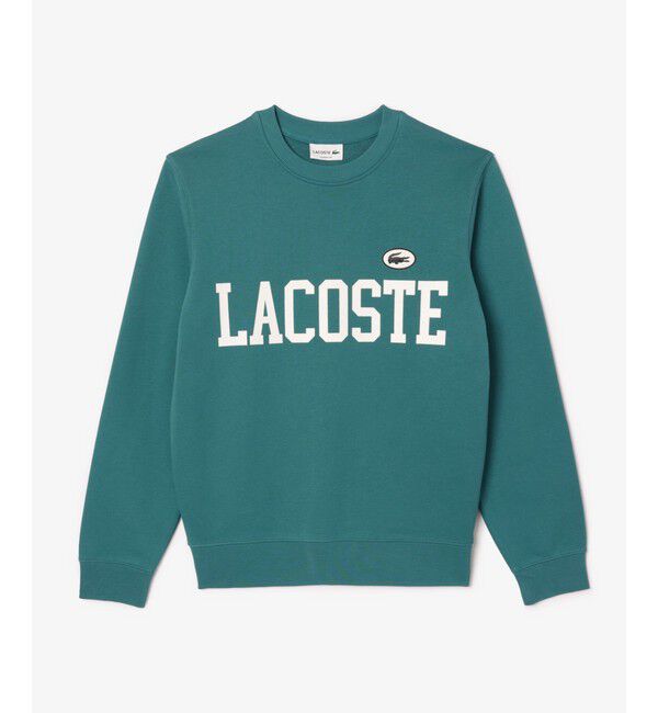 LACOSTE「フロッキーカレッジロゴクルーネックスウェット トレーナー」|スウェット・ジャージ|