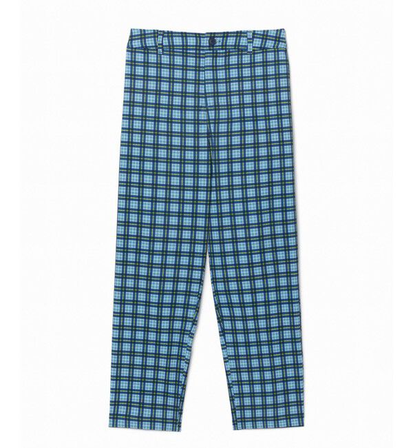 LACOSTE「吸水速乾 ウルトラドライ チェックゴルフパンツ」|チノ|