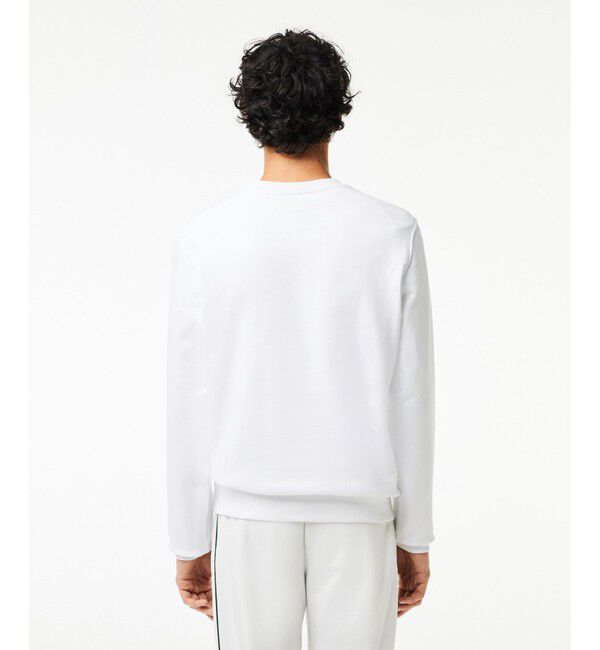 LACOSTE「裏パイル エッセンシャルアイコングラフィッククルーネックスウェット トレーナー」|スウェット・ジャージ|