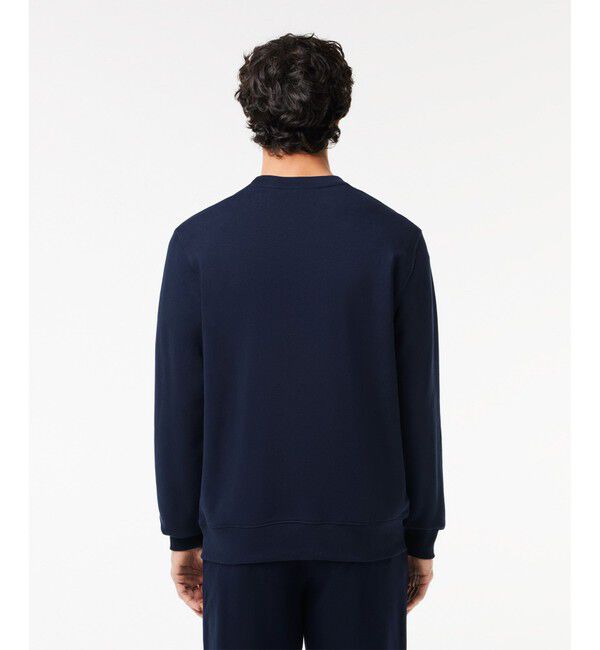 LACOSTE「裏パイル エッセンシャルアイコングラフィッククルーネックスウェット トレーナー」|スウェット・ジャージ|