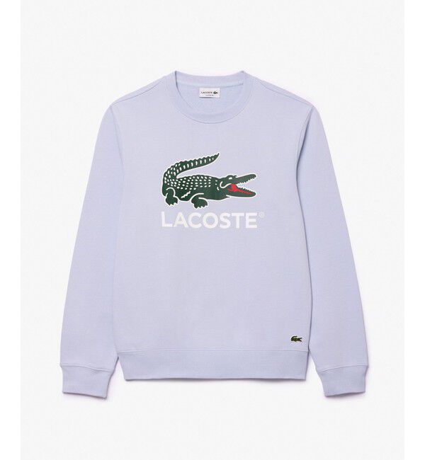 LACOSTE「裏パイル エッセンシャルアイコングラフィッククルーネックスウェット トレーナー」|スウェット・ジャージ|