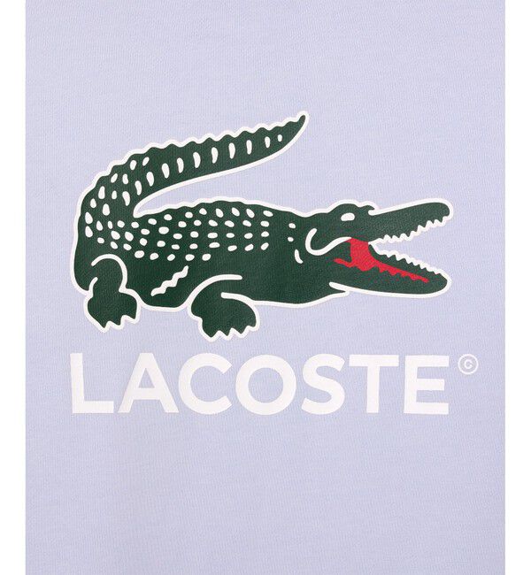 LACOSTE「裏パイル エッセンシャルアイコングラフィッククルーネックスウェット トレーナー」|スウェット・ジャージ|