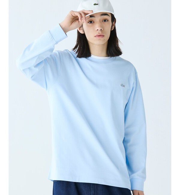 LACOSTE「ベーシックロングスリーブTシャツ / 長袖Tシャツ」|Tシャツ・カットソー|ライトブルー