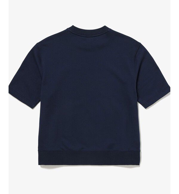 LACOSTE「オーガニックコットン 裏パイル地 オーバーサイズ プレミアム半袖スウェット トレーナー」|Tシャツ・カットソー|