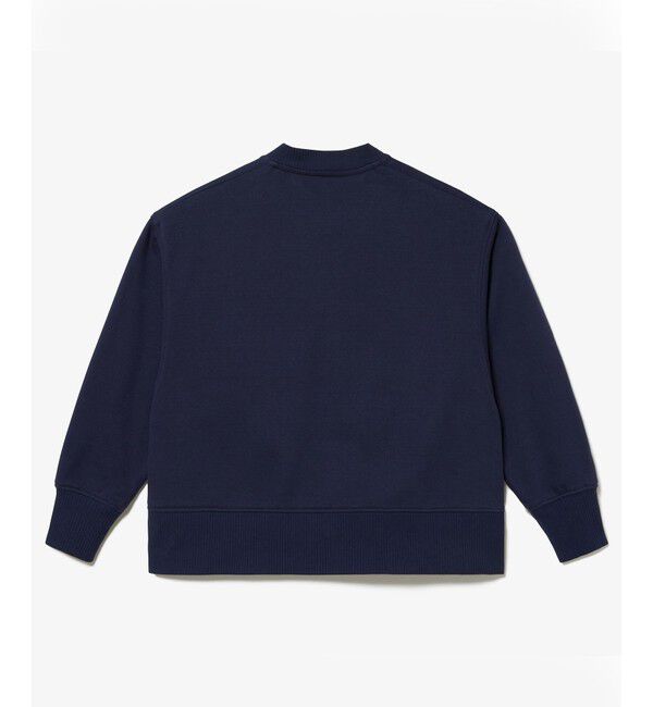 LACOSTE「ドルマンスリーブクルーネックスウェットカーディガン」|カーディガン|