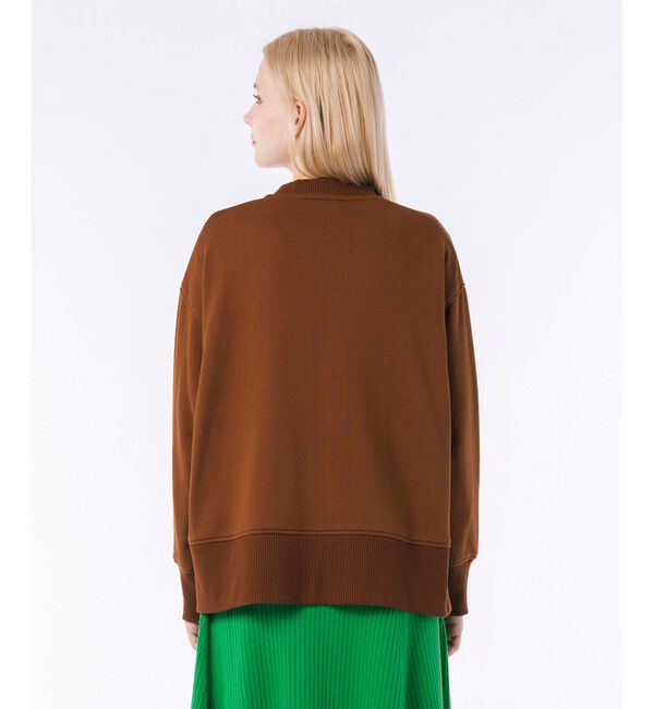 LACOSTE「ドルマンスリーブクルーネックスウェットカーディガン」|カーディガン|