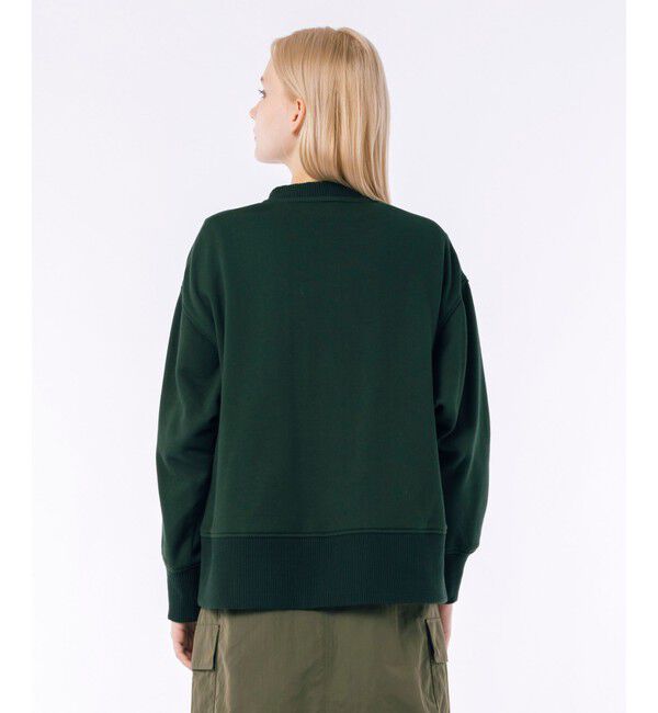 LACOSTE「ドルマンスリーブクルーネックスウェットカーディガン」|カーディガン|