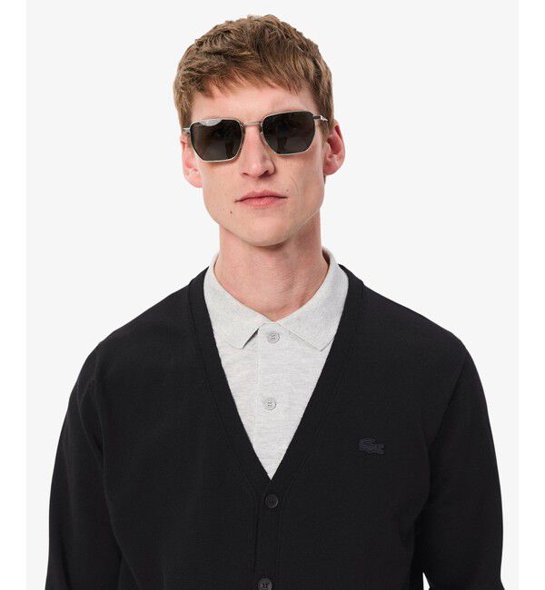 LACOSTE「エッセンシャルメリノウールカーディガン」|カーディガン|