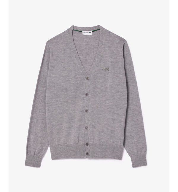LACOSTE「エッセンシャルメリノウールカーディガン」|カーディガン|