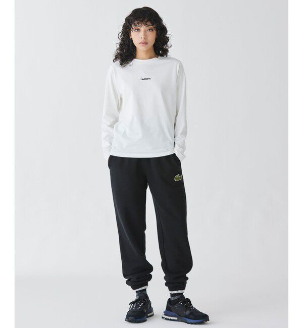 LACOSTE「ワンポイントロゴ刺繍長袖Tシャツ」|Tシャツ・カットソー|