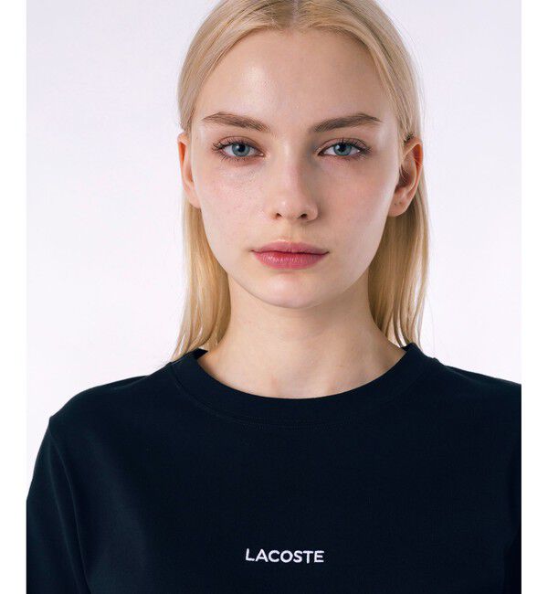 LACOSTE「ワンポイントロゴ刺繍長袖Tシャツ」|Tシャツ・カットソー|