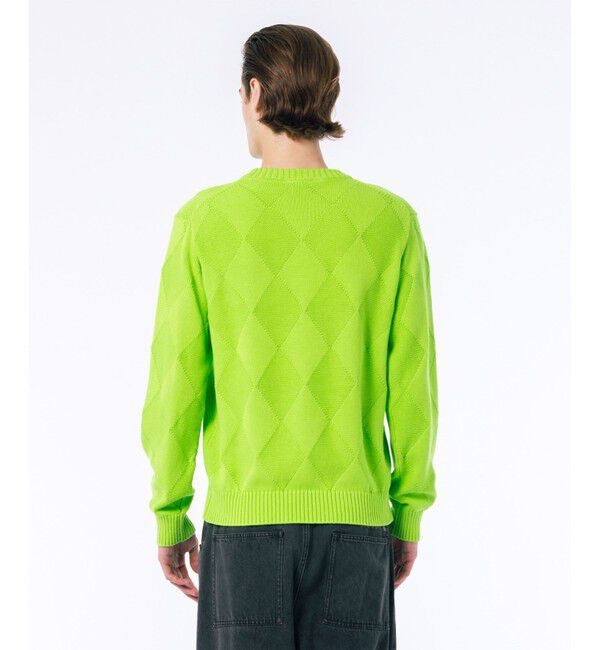 LACOSTE「オーガニックコットン トーナルアーガイルニットセーター」|ニット・セーター|