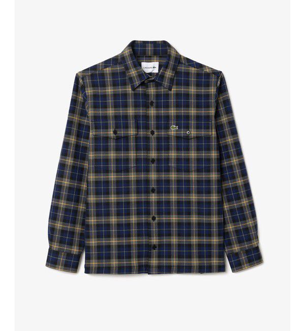 LACOSTE「ダブルポケットチェックシャツ」|シャツ・ブラウス|