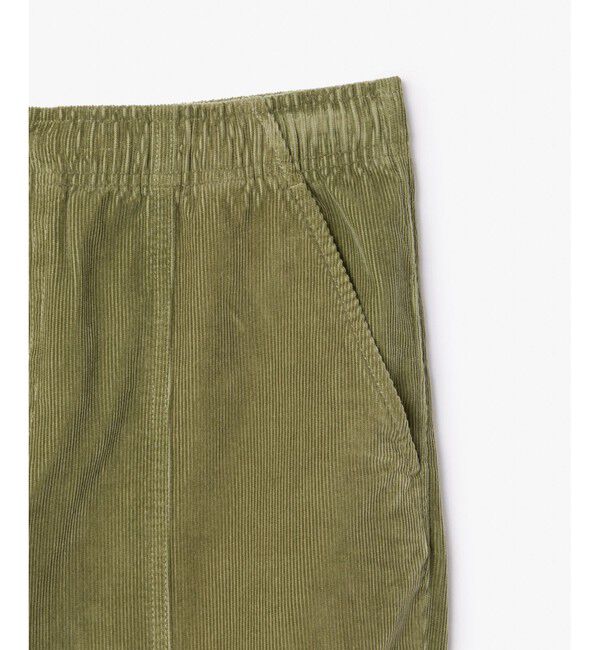 LACOSTE「センターラインステッチ コーデュロイイージーパンツ」|チノ|