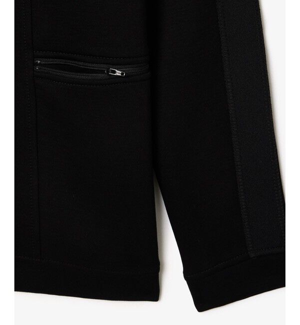 LACOSTE「ダブルフェイススウェットジップジャケット / ジップアップブルゾン」|ブルゾン・スタジャン|