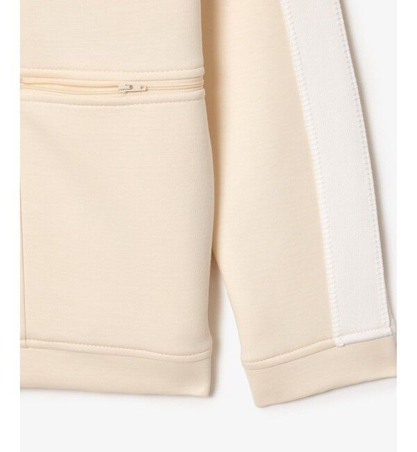 LACOSTE「ダブルフェイススウェットジップジャケット / ジップアップブルゾン」|ブルゾン・スタジャン|