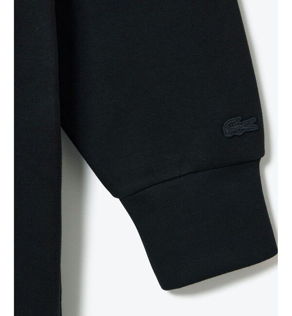 LACOSTE「ブランドネームロゴステッチダブルフェイススウェットフーディードレス / ロングスウェットパーカー」|ワンピース|