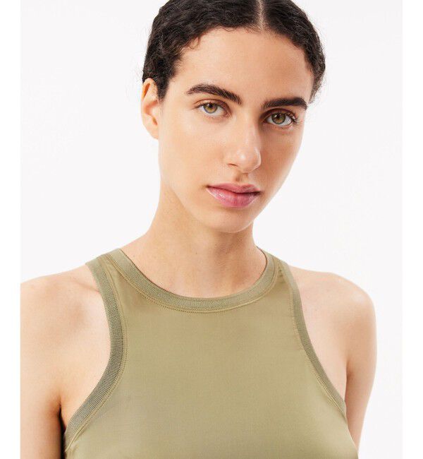 LACOSTE「サテンタンクトップ」|シャツ・ブラウス|