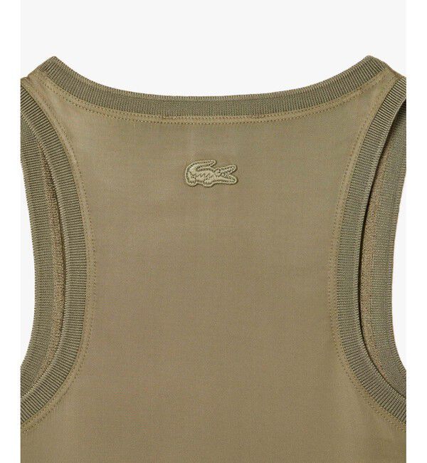 LACOSTE「サテンタンクトップ」|シャツ・ブラウス|