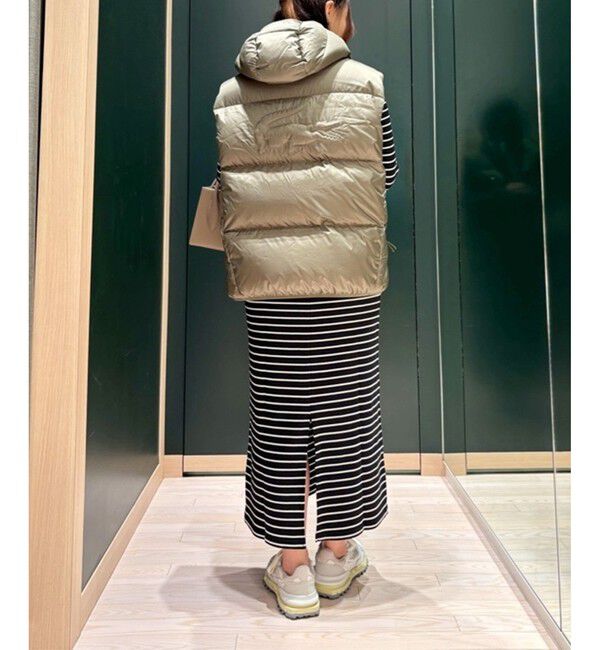 LACOSTE「コットンリブニットドレス / ニットワンピース / 無地 ボーダー」|ワンピース|