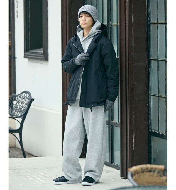 LACOSTE「RDS認証ダウン 耐水透湿メンブレン バルーンシルエット ボリューム ピケダウンジャケット / フーディ」|ダウン|