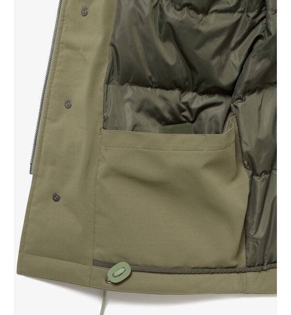 LACOSTE「RDS認証ダウン 耐水透湿メンブレン バルーンシルエット ボリューム ピケダウンジャケット / フーディ」|ダウン|