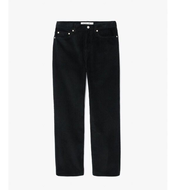 LACOSTE「ルーズフィットストレート 5ポケットコーデュロイパンツ」|チノ|