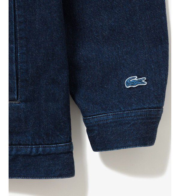 LACOSTE「ボアライニングデニムジャケット」|ブルゾン・スタジャン|