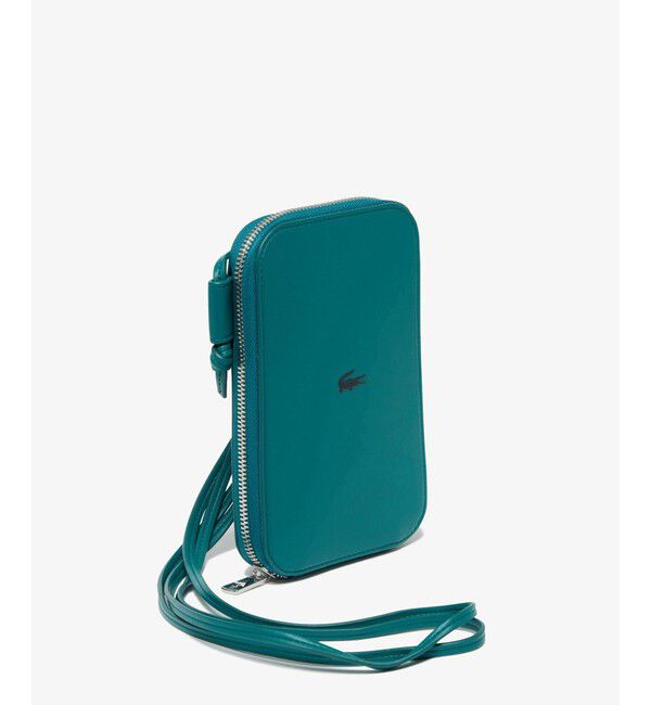 LACOSTE「ワンポイントワニロゴスマホポーチ Size: 11.5 x 18.5 x 2cm」|その他|グリーン