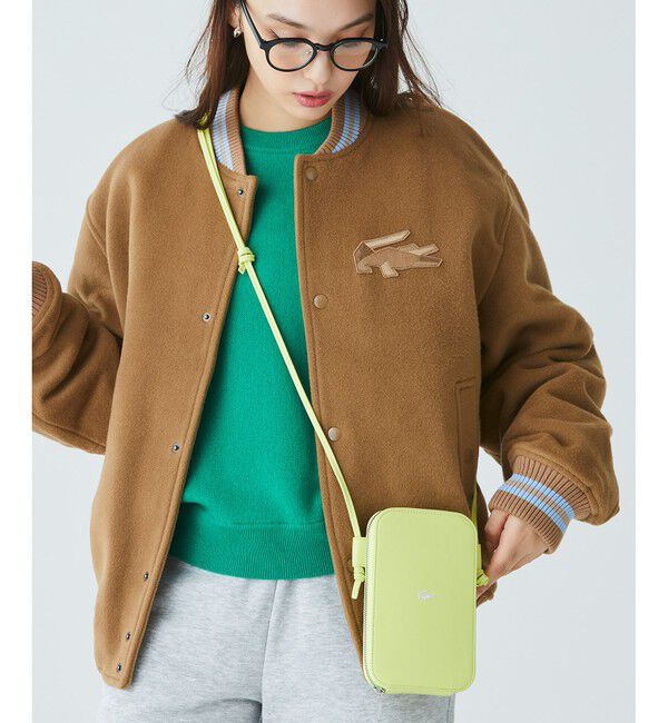 LACOSTE「ワンポイントワニロゴスマホポーチ Size: 11.5 x 18.5 x 2cm」|その他|