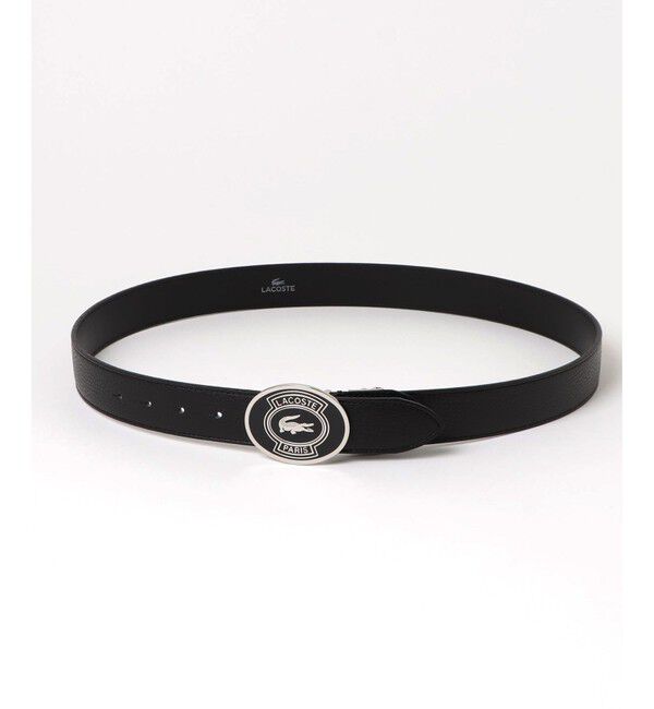 LACOSTE「オーバーサイズエンブレムバックルベルト」|ベルト|