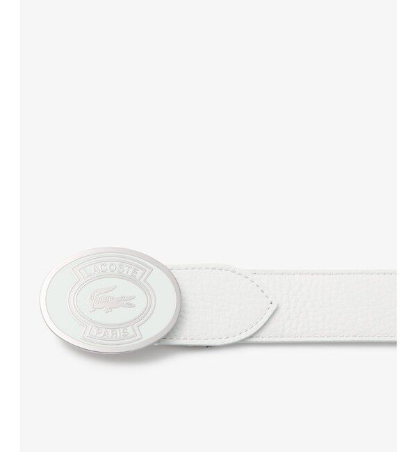 LACOSTE「オーバーサイズエンブレムバックルベルト」|ベルト|