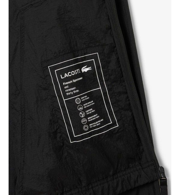 LACOSTE「ワッシャーナイロンパッカブルフードジャケット」|その他|