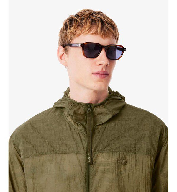 LACOSTE「ワッシャーナイロンパッカブルフードジャケット」|その他|