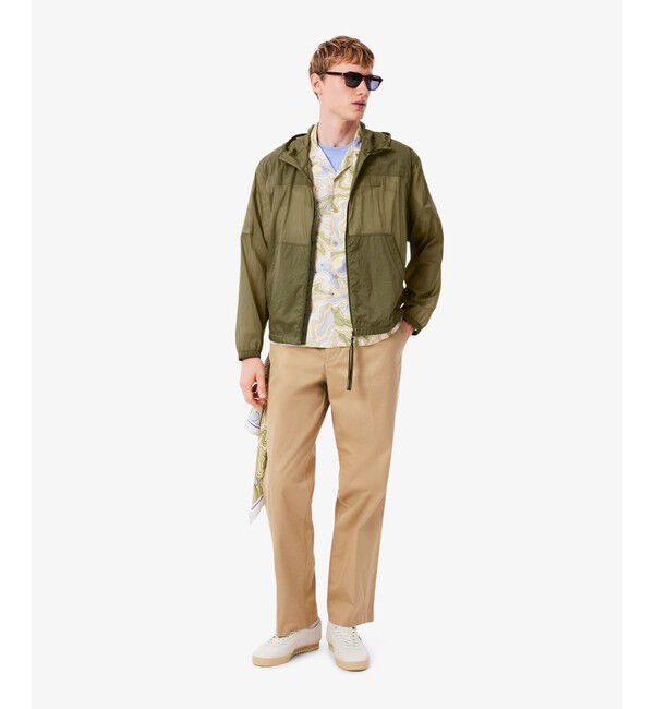 LACOSTE「ワッシャーナイロンパッカブルフードジャケット」|その他|