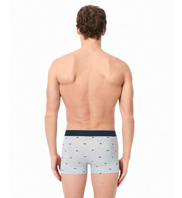 LACOSTE「３パックプリントストレッチコットントランクボクサーショーツ / ボクサーパンツ」|インナー|