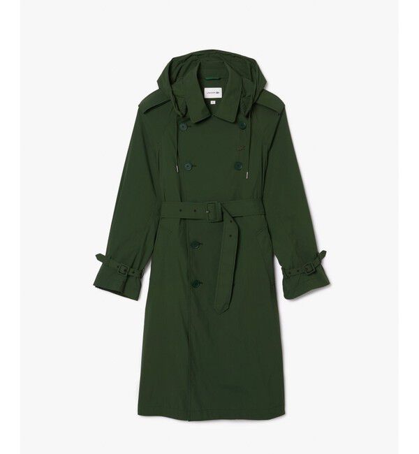 LACOSTE「撥水防風トレンチコート」|トレンチコート|