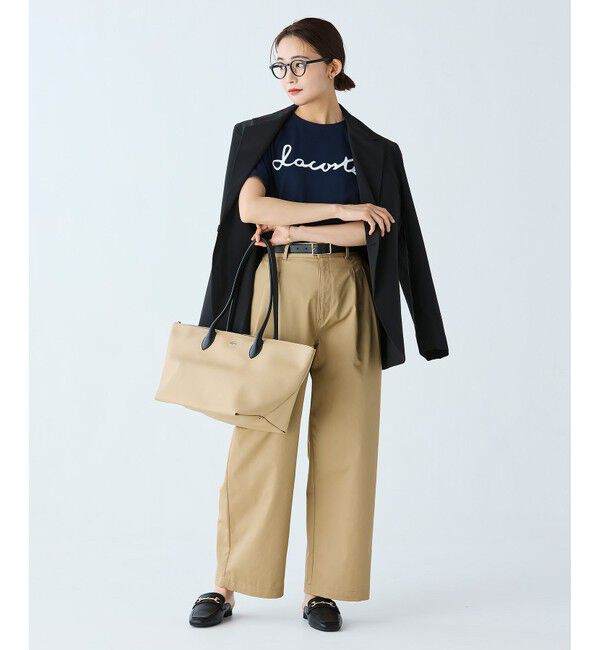 LACOSTE「撥水 ストレッチタフタ テクニカルテーラードジャケット」|テーラードジャケット|