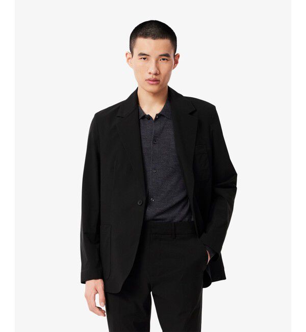 LACOSTE「撥水 ストレッチタフタ テクニカルテーラードジャケット」|テーラードジャケット|