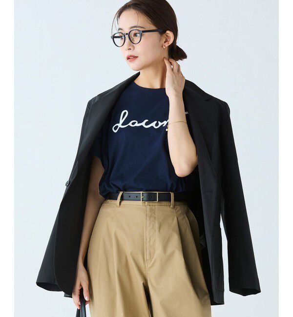 LACOSTE「撥水 ストレッチタフタ テクニカルテーラードジャケット」|テーラードジャケット|