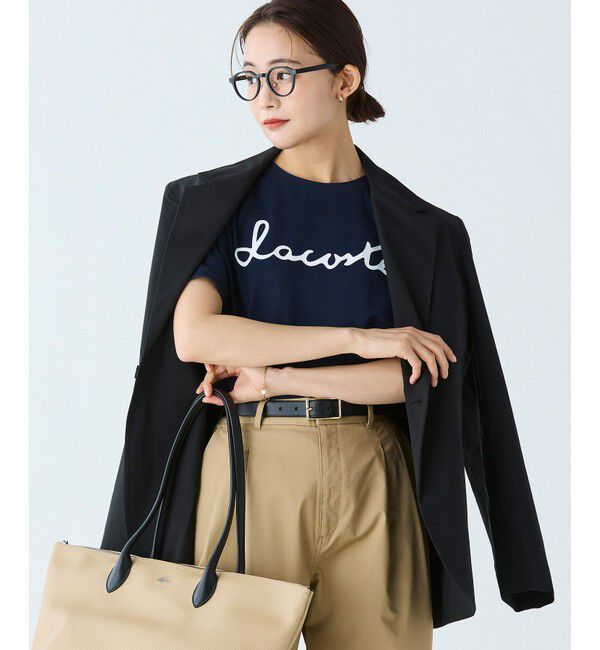 LACOSTE「撥水 ストレッチタフタ テクニカルテーラードジャケット」|テーラードジャケット|