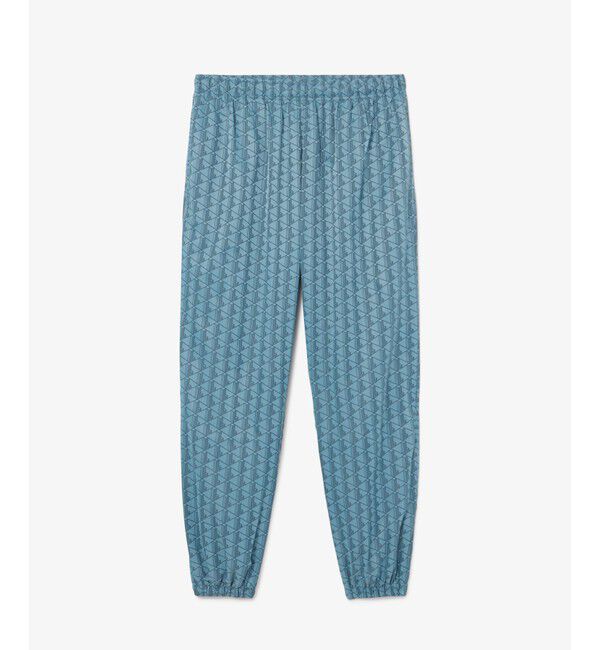 LACOSTE「モノグラムジャカード撥水トラックパンツ」|その他|