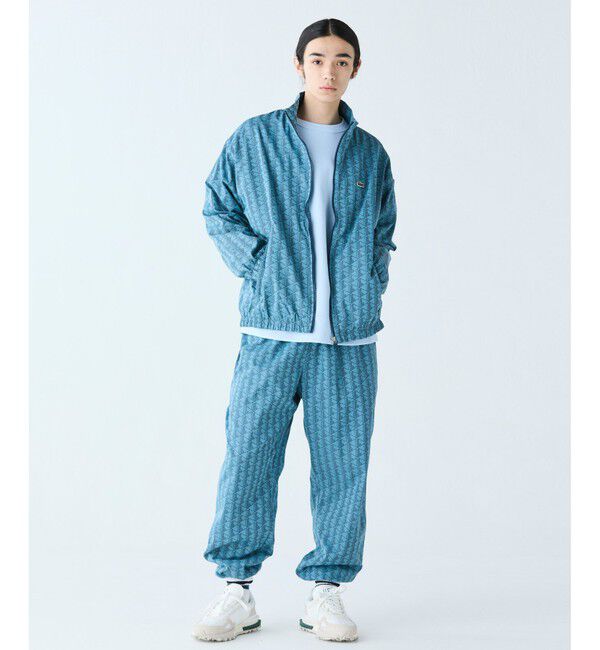 LACOSTE「モノグラムジャカード撥水トラックパンツ」|その他|