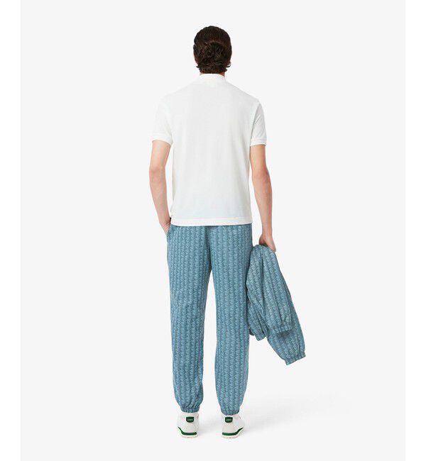 LACOSTE「モノグラムジャカード撥水トラックパンツ」|その他|