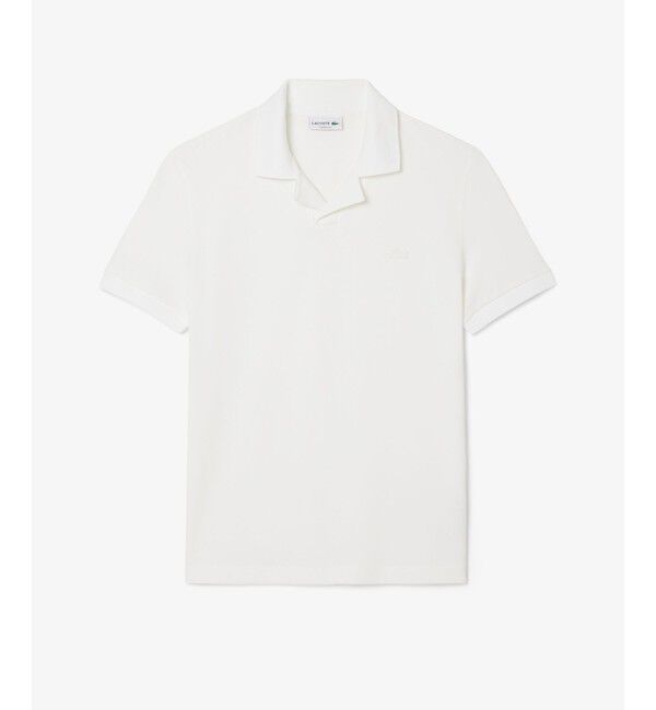 LACOSTE「オープンカラーポロシャツ」|ポロシャツ|