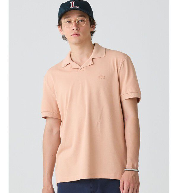LACOSTE「オープンカラーポロシャツ」|ポロシャツ|